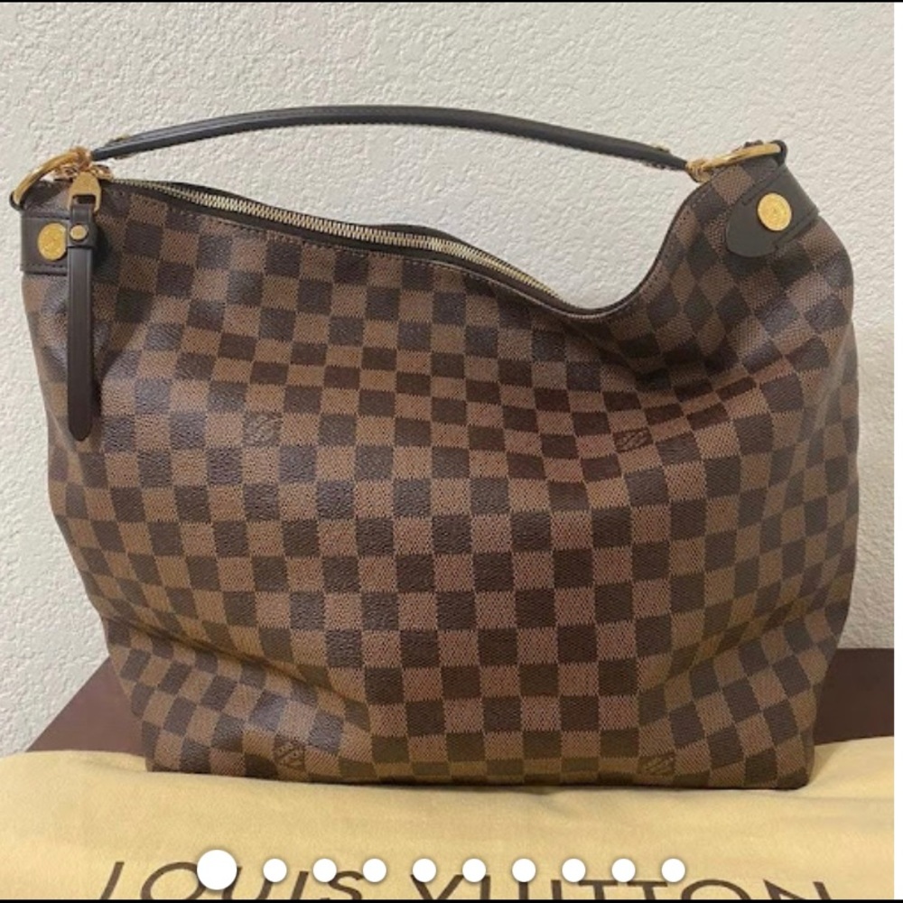 Louis Vuitton Daimier Leather Hobo